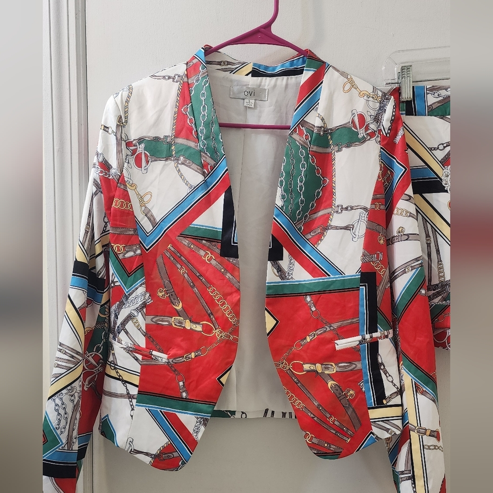 Colorful Geometric Women's Set - Picture 2 of 12